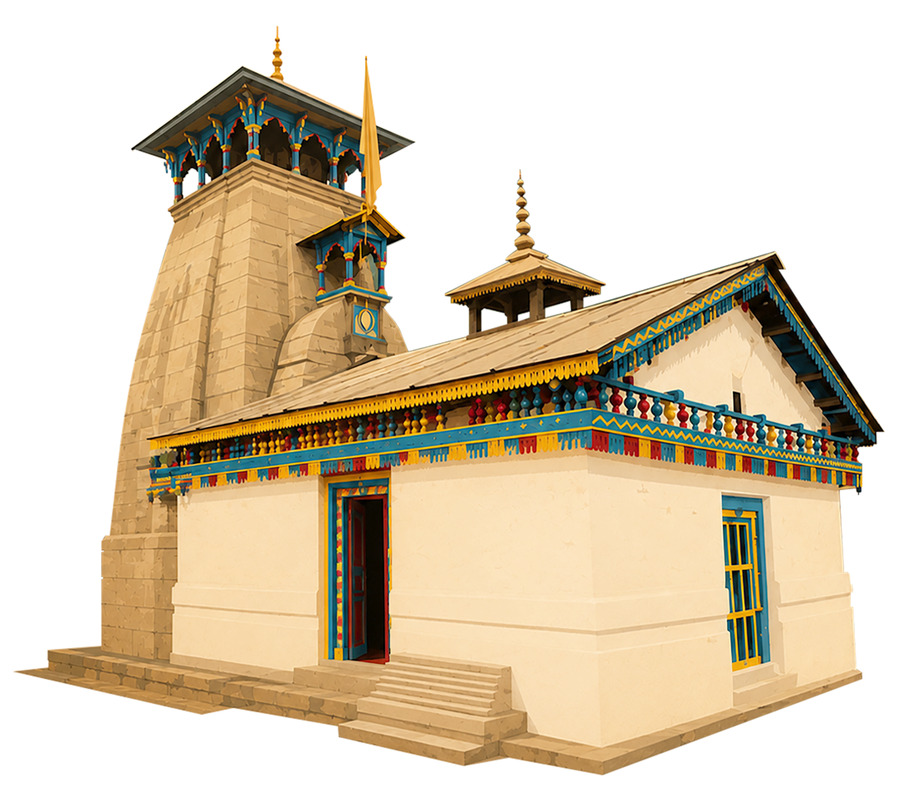 Sacred Himalayan Temple